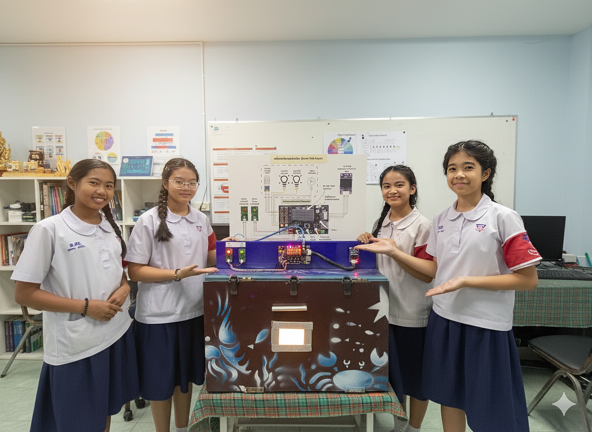 ภาพผลงานเครื่องอบปลาแห้ง